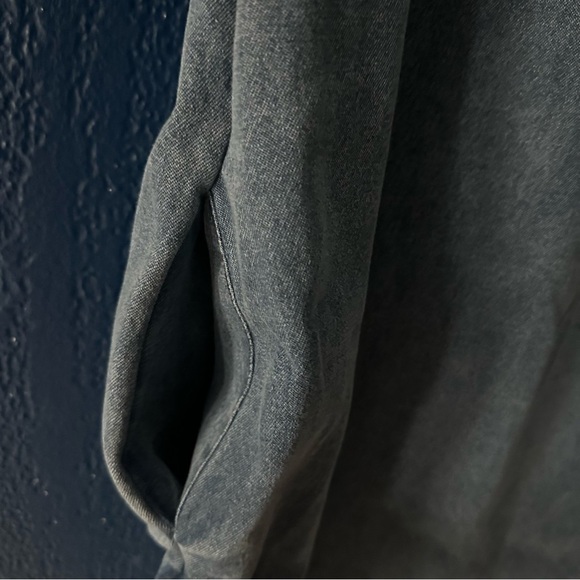 Free people- Bibi Denim Pearl Detail Mini Dress- Womens Size M #510-10 - Picture 12 of 14